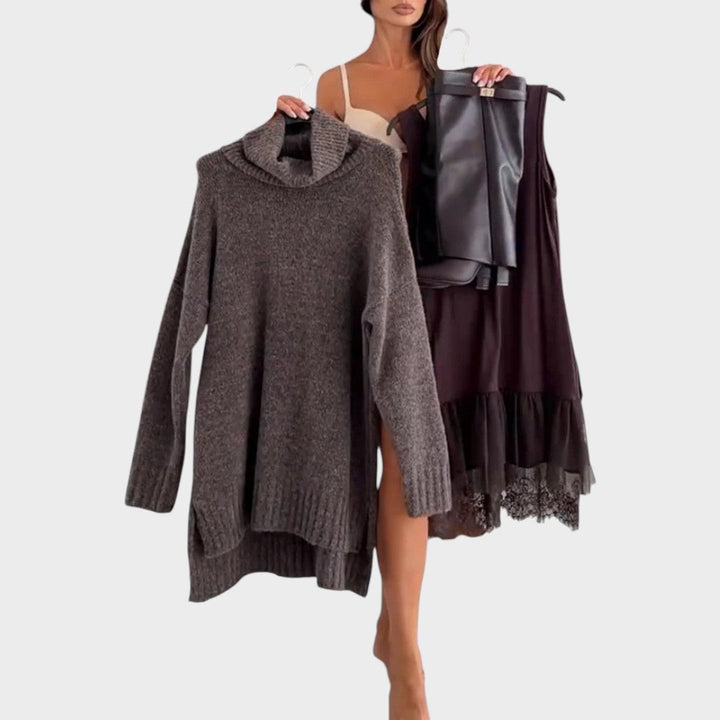 Tereza - Elegante completo di maglione e abito