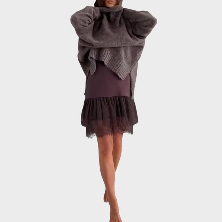 Tereza - Elegante completo di maglione e abito