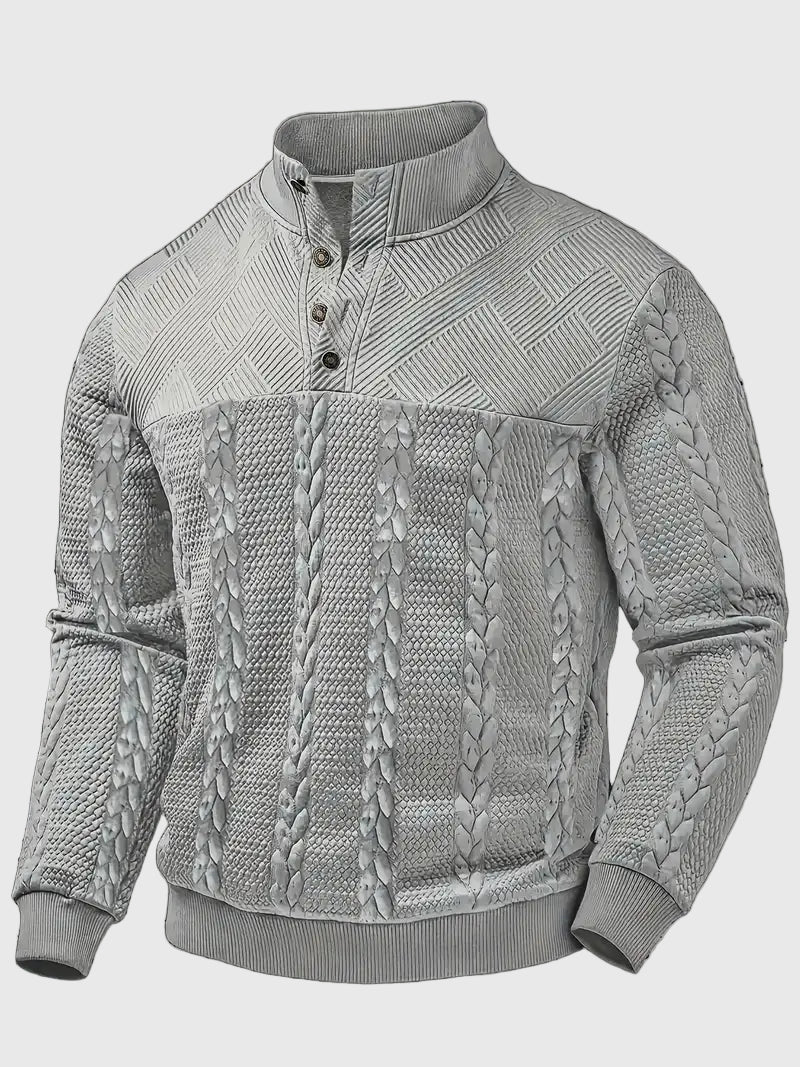 Dawson - Maglione Henley a maniche lunghe a righe