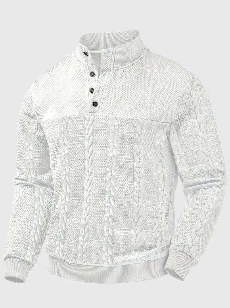 Dawson - Maglione Henley a maniche lunghe a righe