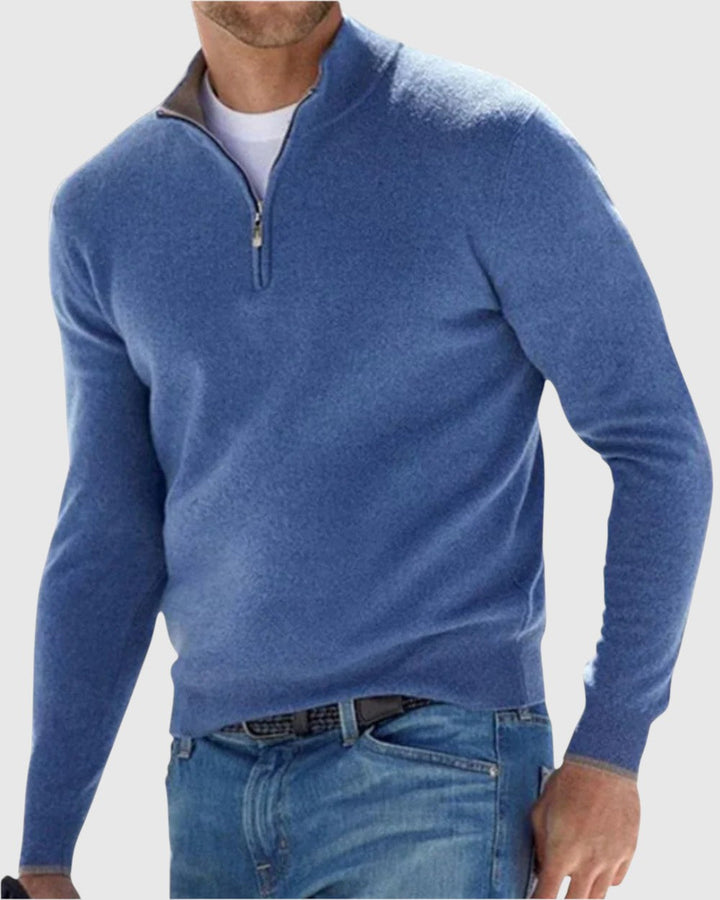 Lukášek | Maglione elegante con zip