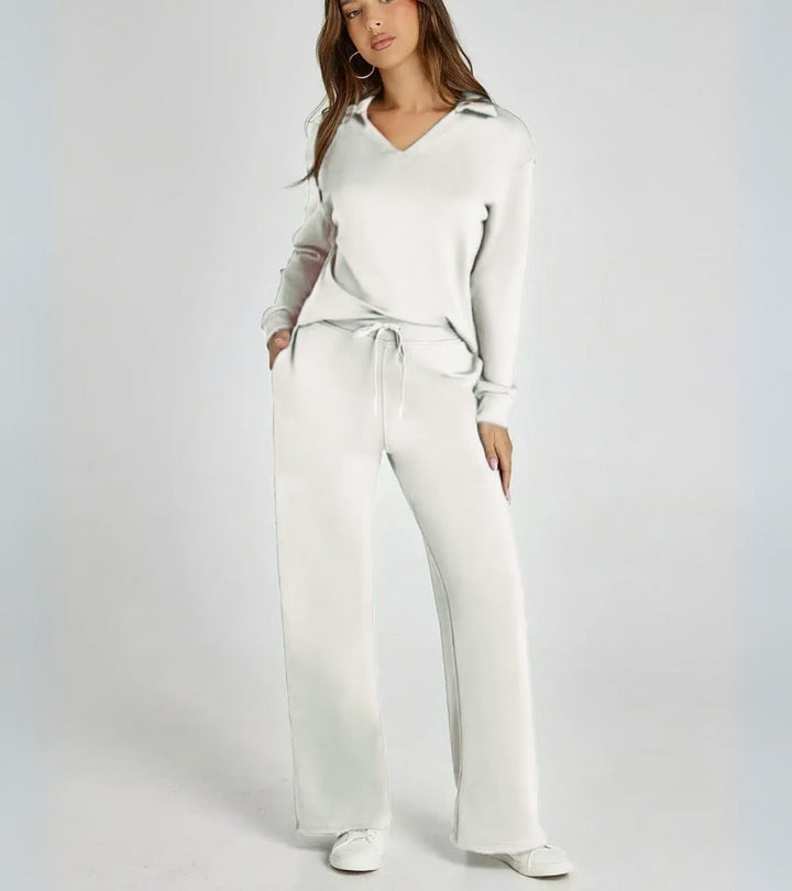 Livia | Completo a Due Pezzi con Pantaloni a Zampa