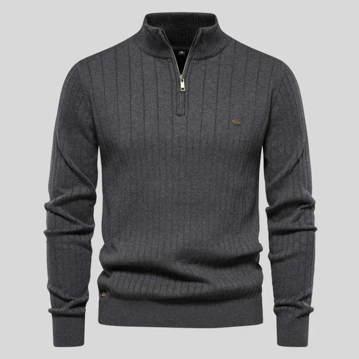 Richard | Maglione con zip al collo