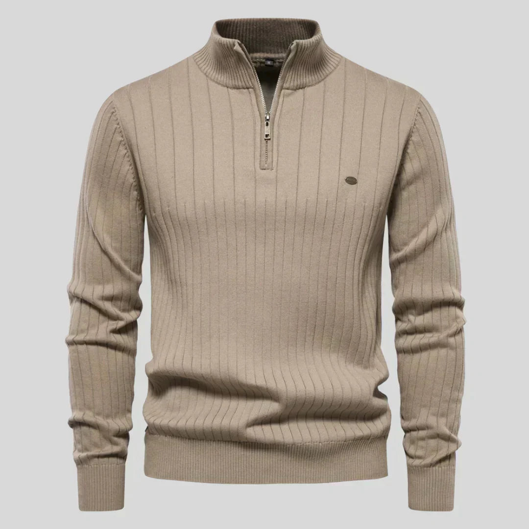 Richard | Maglione con zip al collo