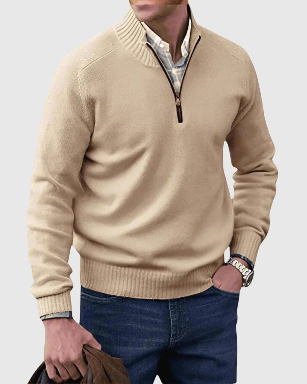 Václav | Cardigan con zip