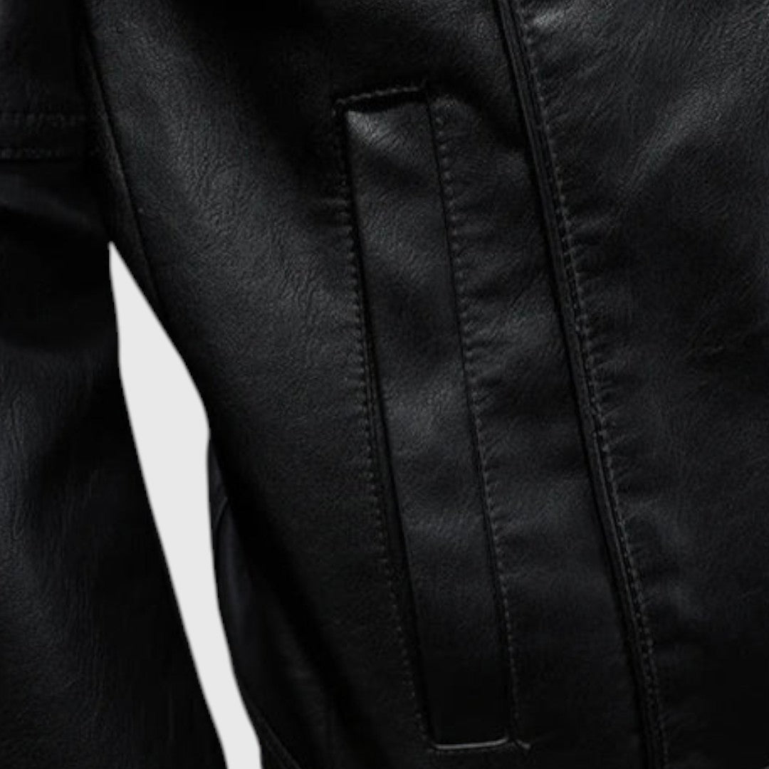 Cezary – Giacca in pelle Rider