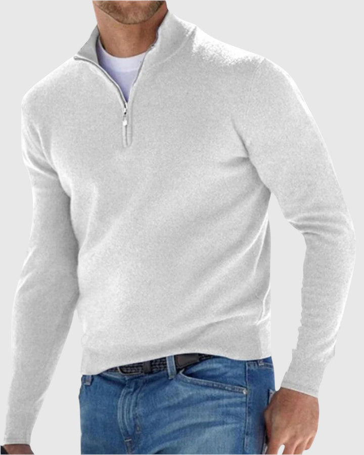 Lukášek | Maglione elegante con zip