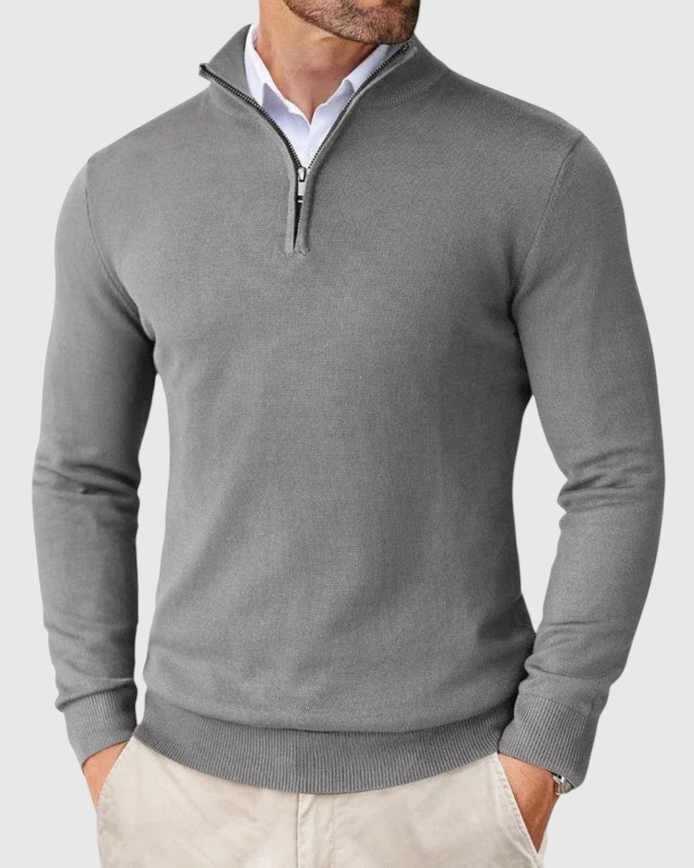 Bohumil | Maglione con zip Romeu