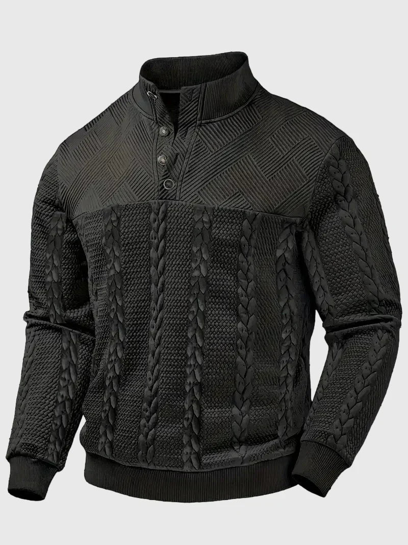 Dawson - Maglione Henley a maniche lunghe a righe
