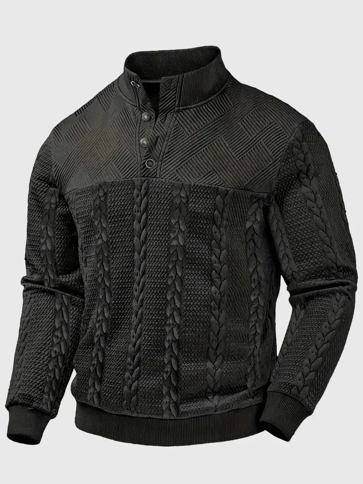 Dawson - Maglione Henley a maniche lunghe a righe