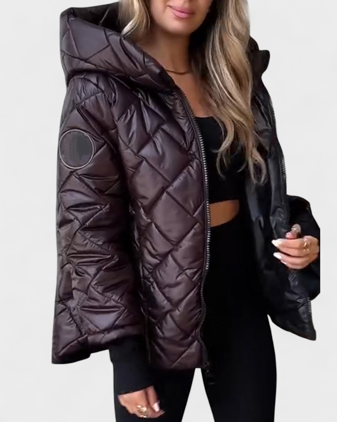 Ema™ | Giacca elegante con cappuccio