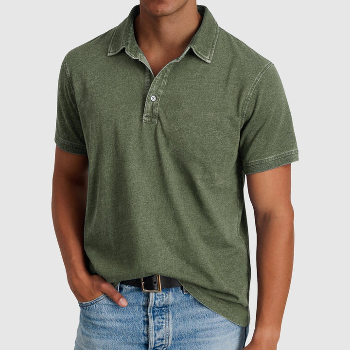 Erik | Polo vintage con bottoni