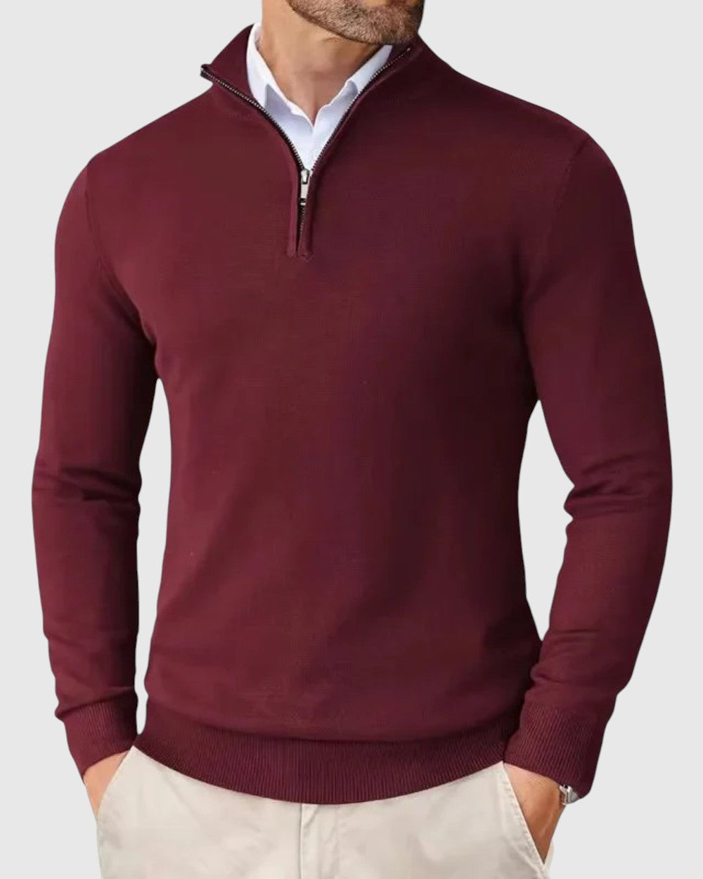 Bohumil | Maglione con zip Romeu