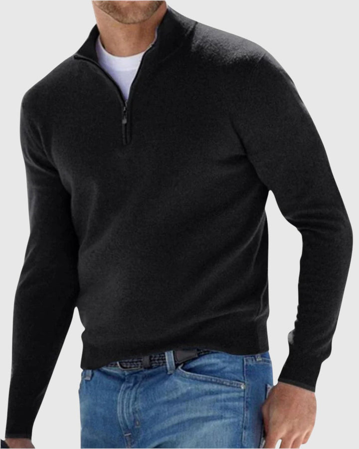 Lukášek | Maglione elegante con zip
