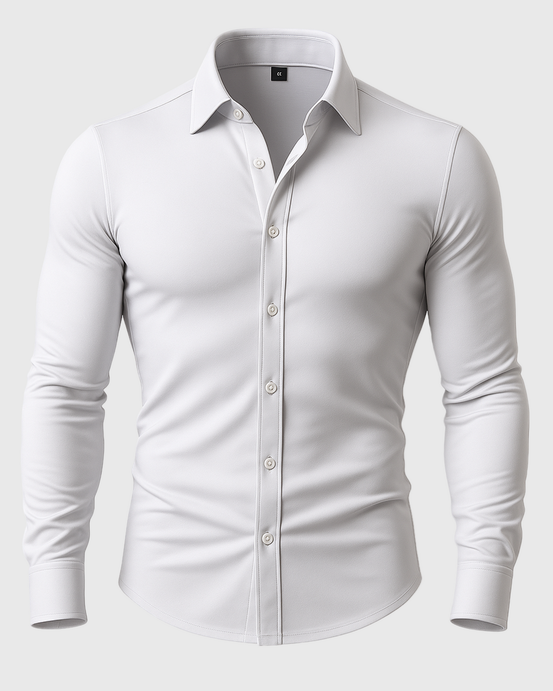 Václav | Camicia elegante in tessuto elastico senza pieghe