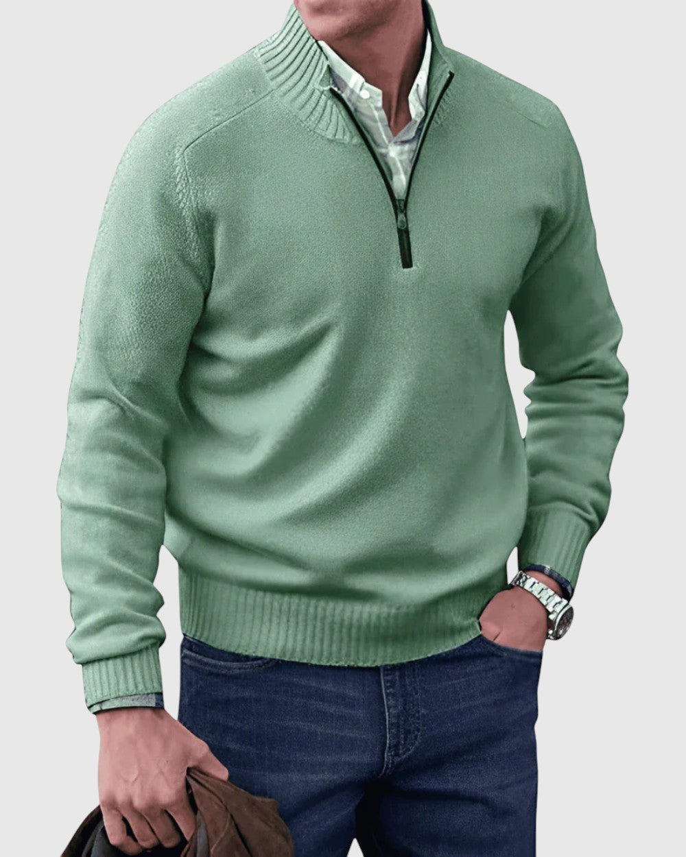 Václav | Cardigan con zip