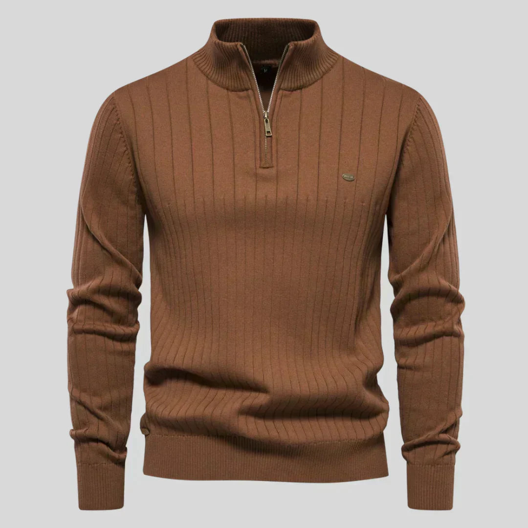 Richard | Maglione con zip al collo