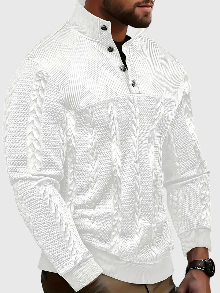 Dawson - Maglione Henley a maniche lunghe a righe