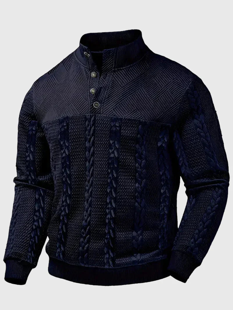 Dawson - Maglione Henley a maniche lunghe a righe