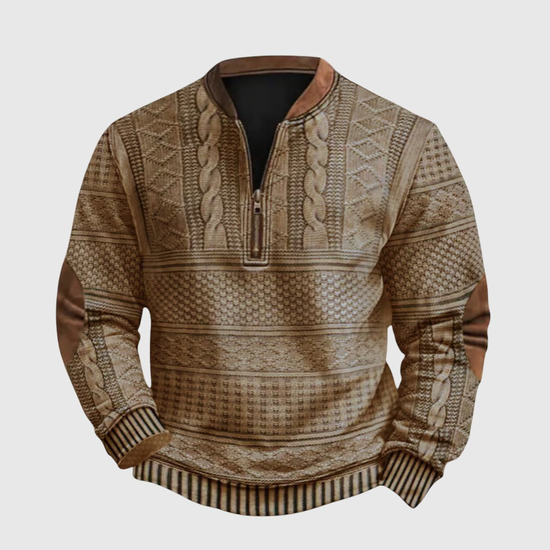 Charles | Maglione con zip a metà
