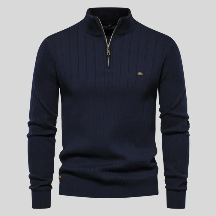Richard | Maglione con zip al collo