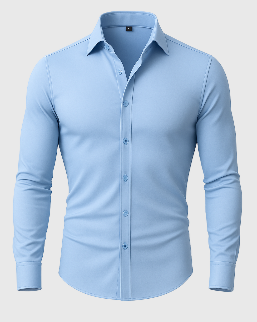 Václav | Camicia elegante in tessuto elastico senza pieghe