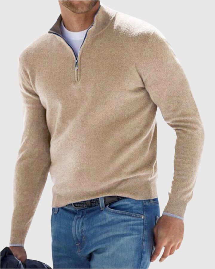 Lukášek | Maglione elegante con zip