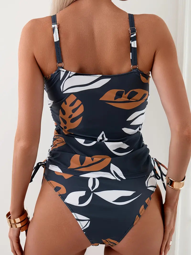 Rosia™ | Bikini con Stampa Tropicale a Foglie