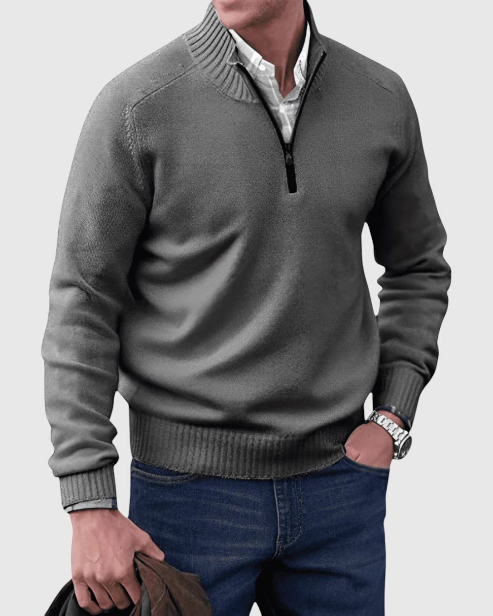 Václav | Cardigan con zip