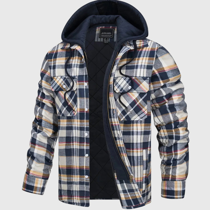 Karl | Giacca a quadri con zip