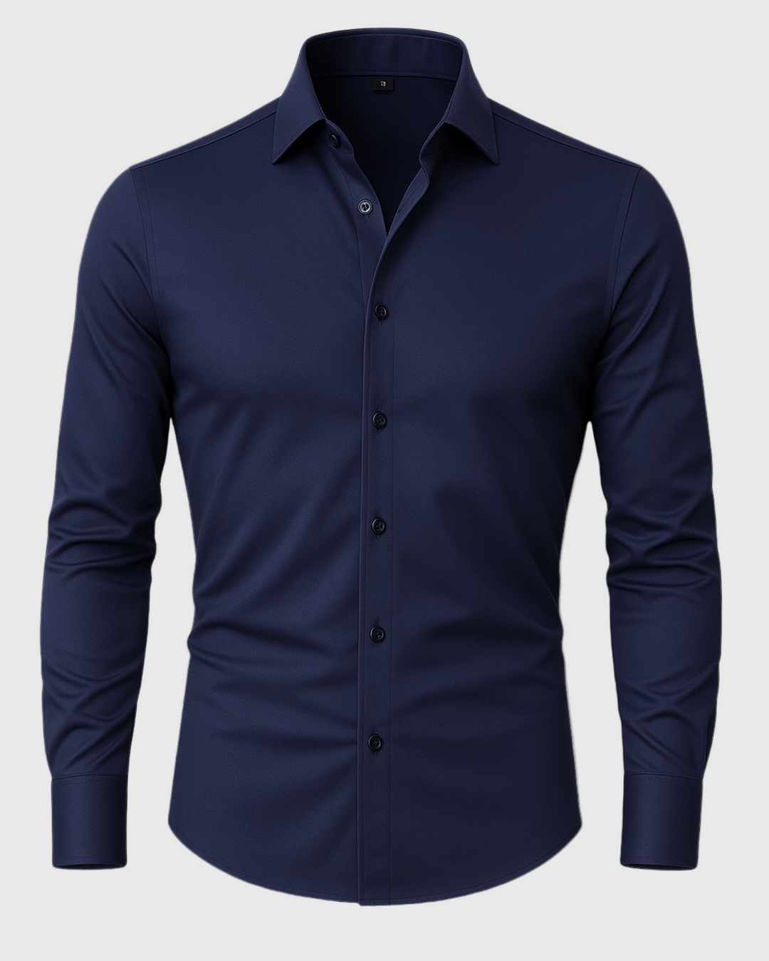 Václav | Camicia elegante in tessuto elastico senza pieghe