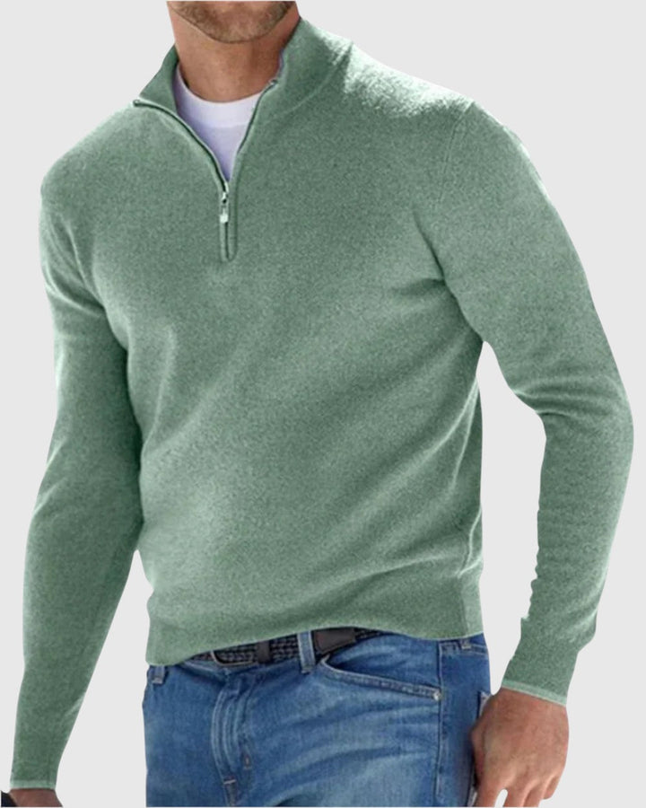 Lukášek | Maglione elegante con zip