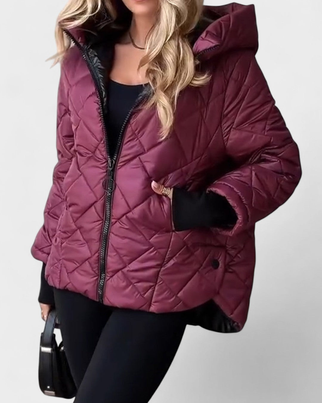 Ema™ | Giacca elegante con cappuccio