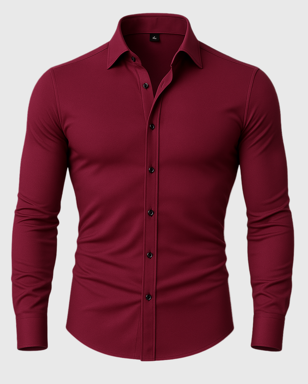 Václav | Camicia elegante in tessuto elastico senza pieghe