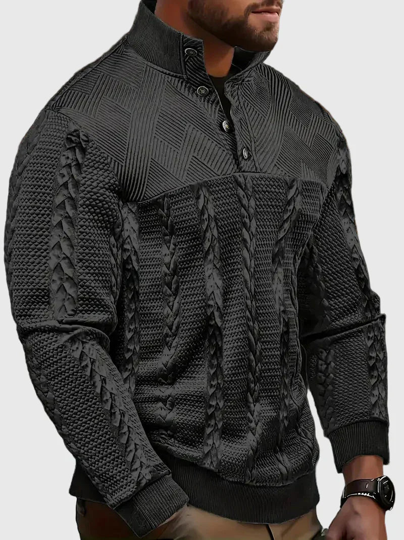 Dawson - Maglione Henley a maniche lunghe a righe