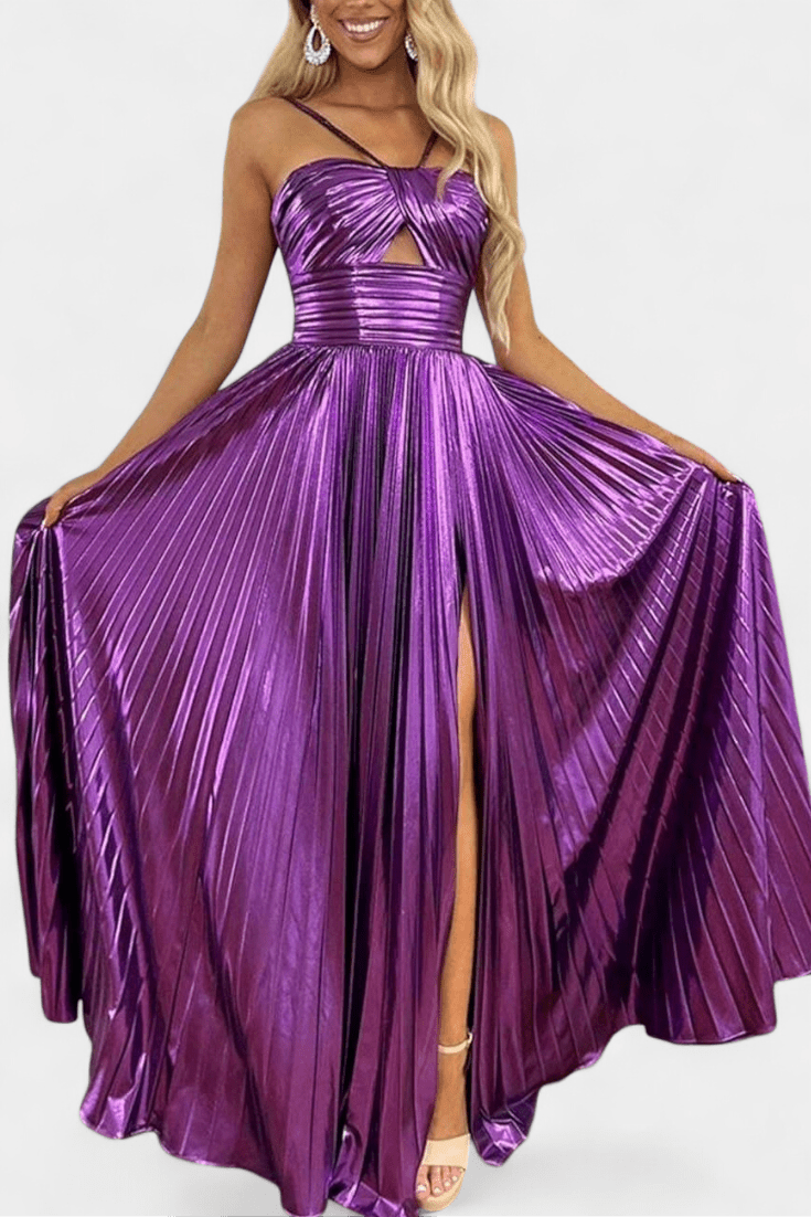 Aikaterini™ | Abito maxi lucido