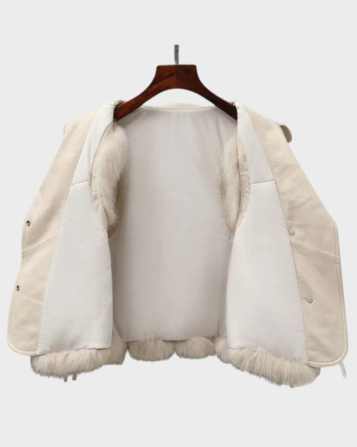 Alina™ giacca in pelle – Stile e senza tempo