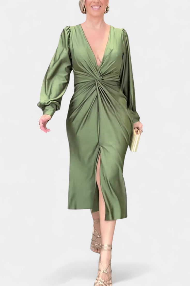 Alouette™ | Abito elegante con scollo a V