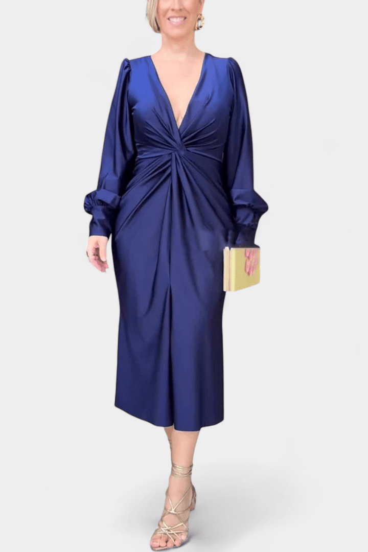 Alouette™ | Abito elegante con scollo a V