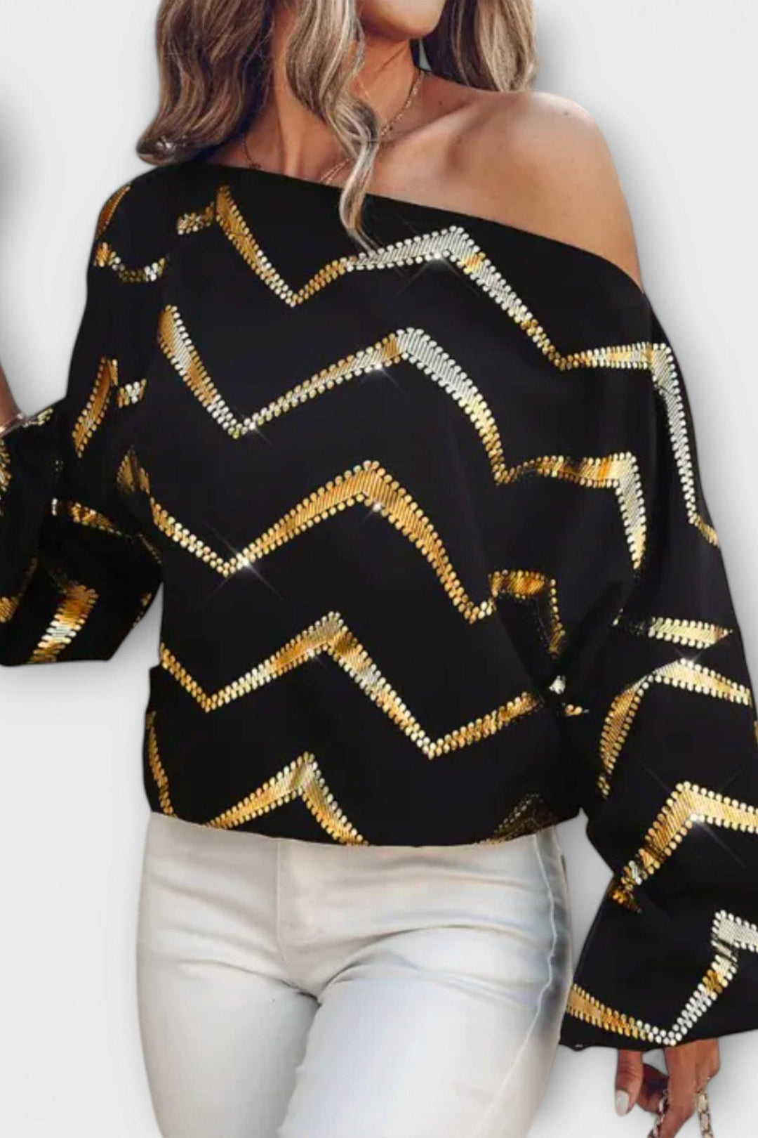 Bianca - Blusa primaverile di lusso