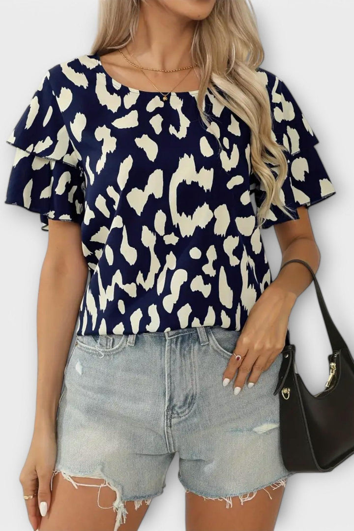 Carla - Maglione piacevole con scollo rotondo