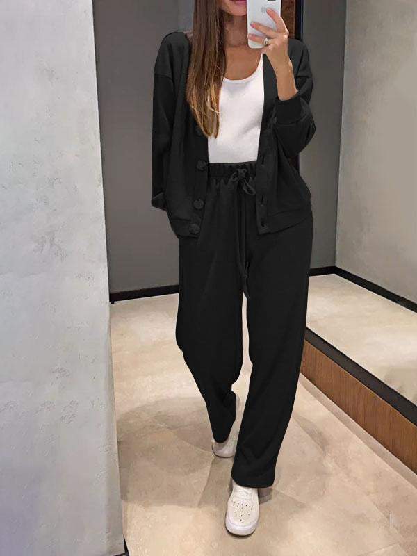 Giulia | Completo Donna in Maglia con Cardigan e Pantaloni