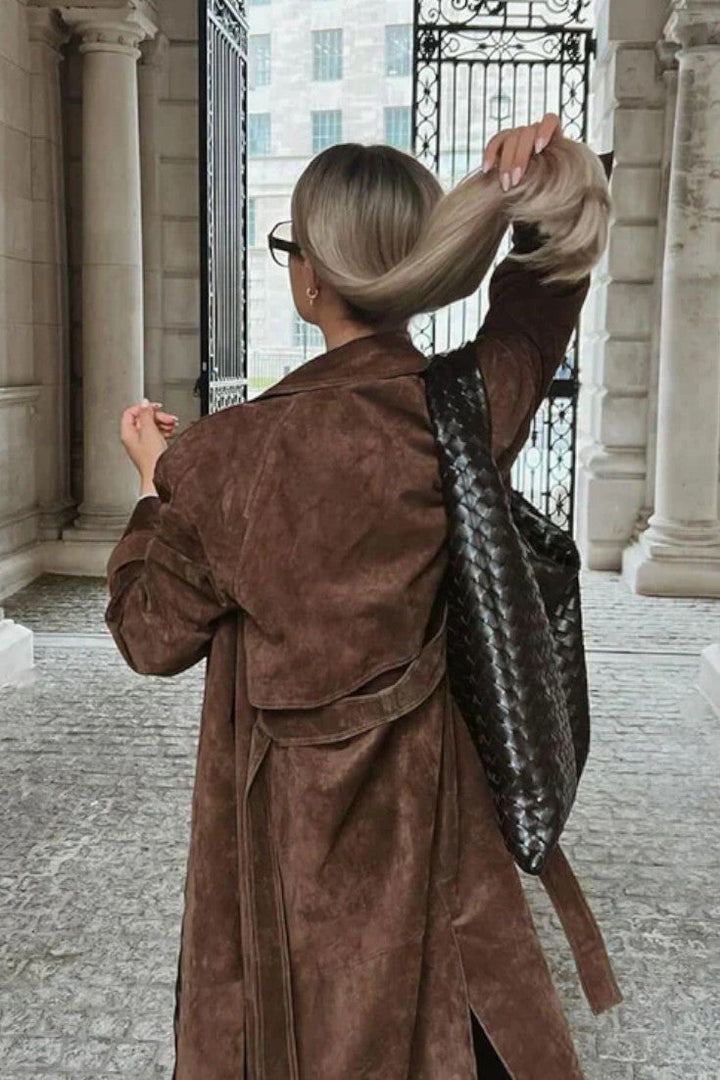 Cordula™ | Elegante trench in pelle