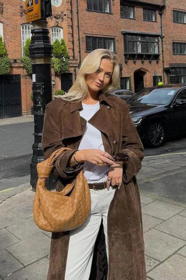 Cordula™ | Elegante trench in pelle