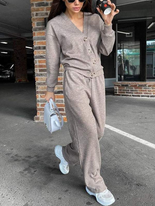 Giulia | Completo Donna in Maglia con Cardigan e Pantaloni