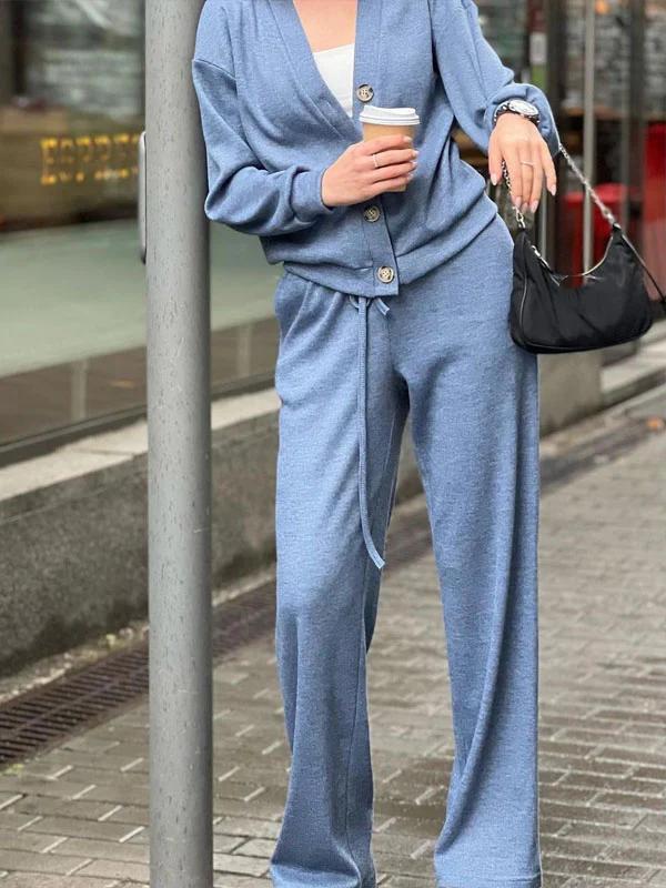 Giulia | Completo Donna in Maglia con Cardigan e Pantaloni