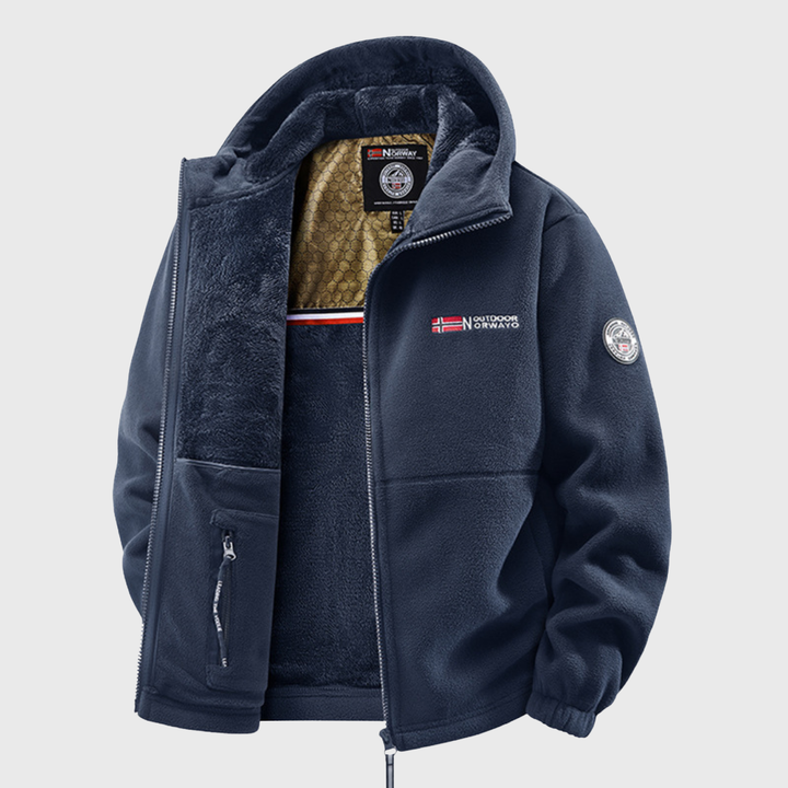 Jakub - Giacca da uomo outdoor imbottita con cappuccio