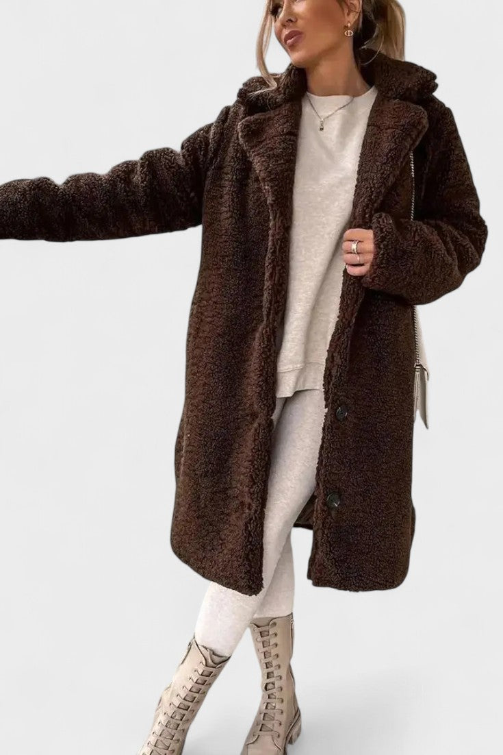 Eliana™ | Cappotto teddy elegante