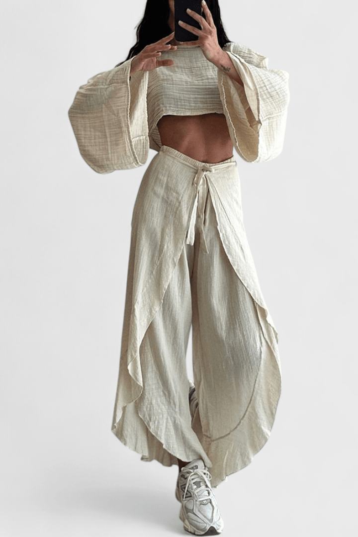 Set Elsie a maniche lunghe