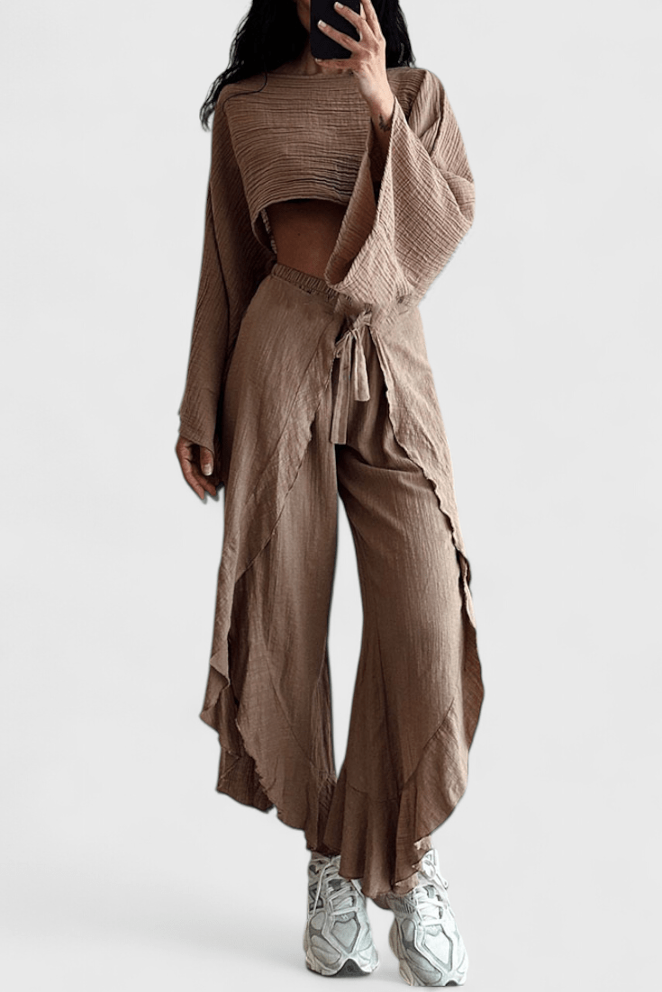 Set Elsie a maniche lunghe